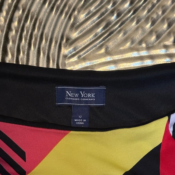 Colorful Geometric Print Dress - Picture 7 of 7